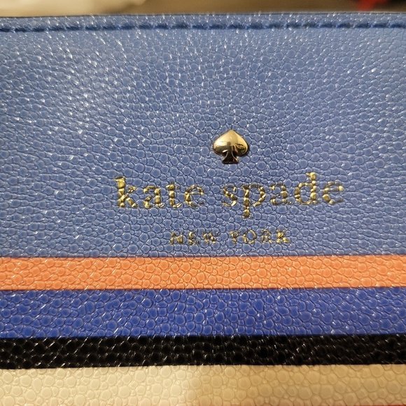 Kate Spade New York Cedar Street Striped Harmony Shoulder Bag Tote Leather - Picture 7 of 13